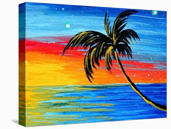 Tropical Goodbye-Megan Aroon Duncanson-Stretched Canvas
