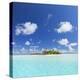 Tropical island, South Male Atoll, Kaafu Atoll, Maldives-Ian Trower-Premier Image Canvas