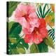 Tropical Jewels I v2 Pink Crop-Silvia Vassileva-Stretched Canvas