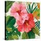 Tropical Jewels I v2 Pink Crop-Silvia Vassileva-Stretched Canvas