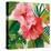 Tropical Jewels I v2 Pink Crop-Silvia Vassileva-Stretched Canvas