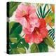 Tropical Jewels I v2 Pink Crop-Silvia Vassileva-Stretched Canvas