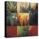 Tropical Nine Patch-Don Li-Leger-Stretched Canvas