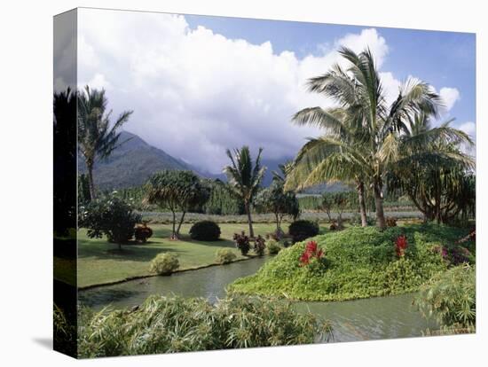 Tropical Plantation Garden, Maui, Hawaii, Hawaiian Islands, USA-Ken Gillham-Premier Image Canvas