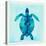 Tropical Sea Turtle-Evangeline Taylor-Stretched Canvas