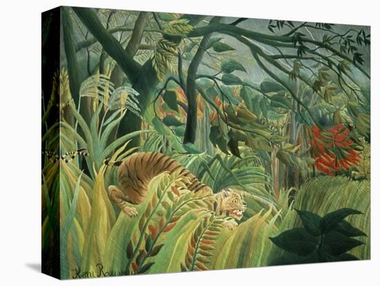 Tropical Storm with Tiger, Surprise-Henri Rousseau-Premier Image Canvas