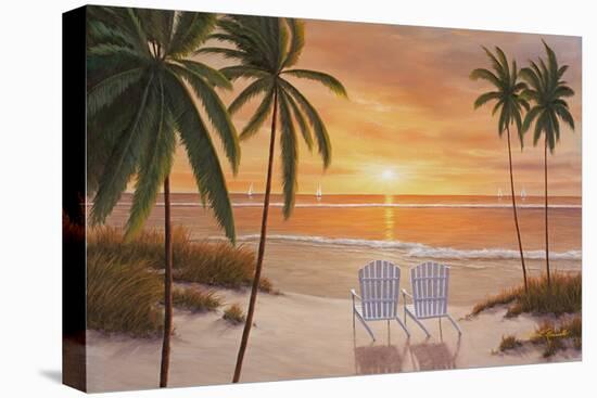 Tropical Sun Watch-Diane Romanello-Stretched Canvas