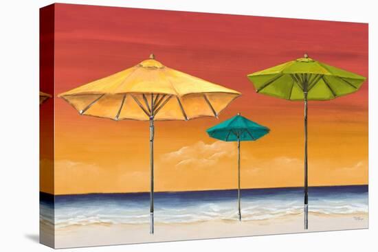 Tropical Umbrellas I-Tiffany Hakimipour-Stretched Canvas