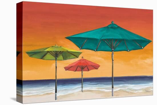 Tropical Umbrellas II-Tiffany Hakimipour-Stretched Canvas