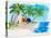 Tropical Vacation II-Julie DeRice-Stretched Canvas