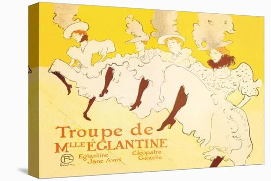Troupe de Mille Eglantine-Henri de Toulouse-Lautrec-Stretched Canvas