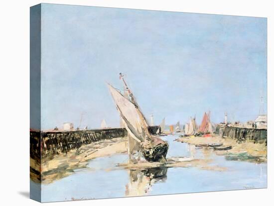 Trouville, 1894 (Oil on Panel)-Eugene Louis Boudin-Premier Image Canvas