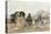 Trouville, Beach Scene; Trouville, Scene De Plage, 1886-Eugene Louis Boudin-Premier Image Canvas
