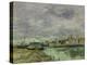 Trouville Harbor-Eugene Louis Boudin-Stretched Canvas
