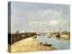 Trouville, the Jetty and the Basin, 1896-Eugène Boudin-Premier Image Canvas