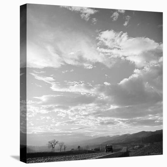 Truck on a Rural Road in Part of the Poor Valley, Home of Folk Music Legends the Carter Family-Eric Schaal-Premier Image Canvas