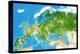 True Colour Satellite Image of Europe-PLANETOBSERVER-Premier Image Canvas