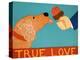 True Love Golden-Stephen Huneck-Premier Image Canvas