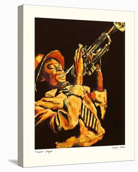 Trumpet Player-Hazel Soan-Stretched Canvas