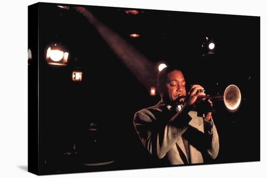 Trumpeter Wynton Marsalis Playing at the Village Vanguard Jazz Club-Ted Thai-Premier Image Canvas