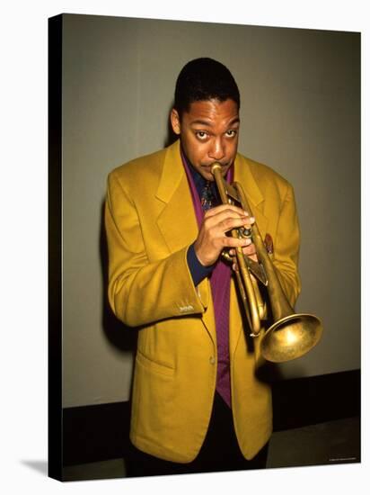 Trumpeter Wynton Marsalis Playing His Horn-null-Premier Image Canvas