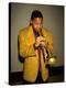 Trumpeter Wynton Marsalis Playing His Horn-null-Premier Image Canvas