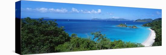 Trunk Bay Virgin Islands National Park St. John Us Virgin Islands-null-Stretched Canvas