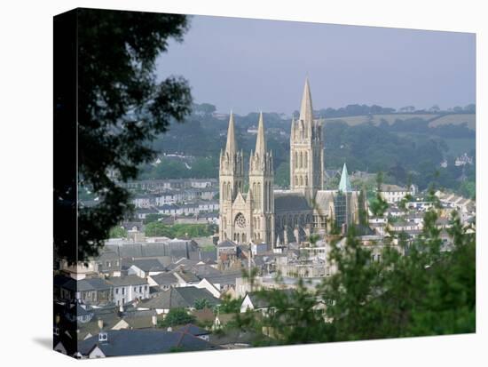 Truro Cathedral and City, Cornwall, England, United Kingdom-John Miller-Premier Image Canvas