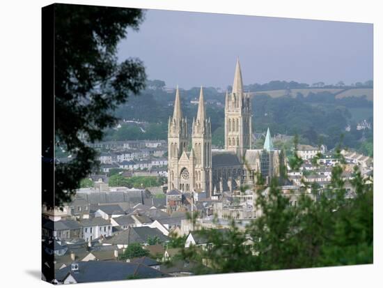 Truro Cathedral and City, Cornwall, England, United Kingdom-John Miller-Premier Image Canvas