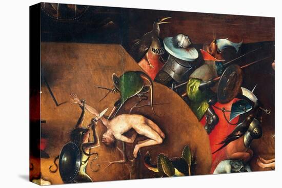 Tryptic of the Last Judgemen, Central Panel. Monsters in Armor and a Man Whose Body is Cut (Paintin-Hieronymus Bosch-Premier Image Canvas