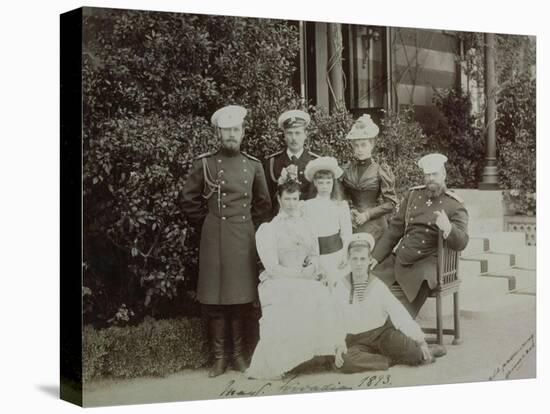 Tsar Alexander III Surrounded by His Family at Livadia, 1893-null-Premier Image Canvas