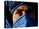 Tuareg Man, Erg Chebbi, Sahara Desert, Morocco-Peter Adams-Premier Image Canvas