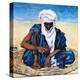Tuareg Tea Ceremony 2012 (oil on canvas)-Tilly Willis-Premier Image Canvas