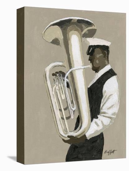 Tuba Player-William Buffett-Stretched Canvas