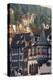 Tudor Exterior of Buildings in Town of St Gallen in Switzerland-John Miller-Premier Image Canvas