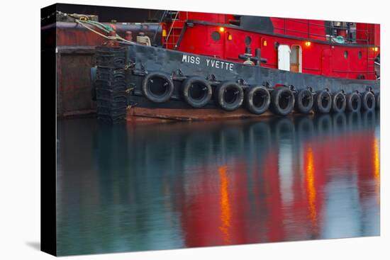 Tugboat Alongside the Barge, Cape Cod, Portsmouth, New Hampshire-Jerry & Marcy Monkman-Premier Image Canvas