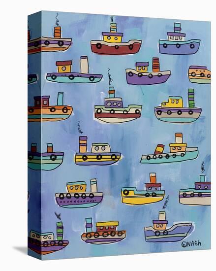 Tugboats-Brian Nash-Stretched Canvas