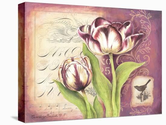 Tulip Collage I-Gwendolyn Babbitt-Stretched Canvas
