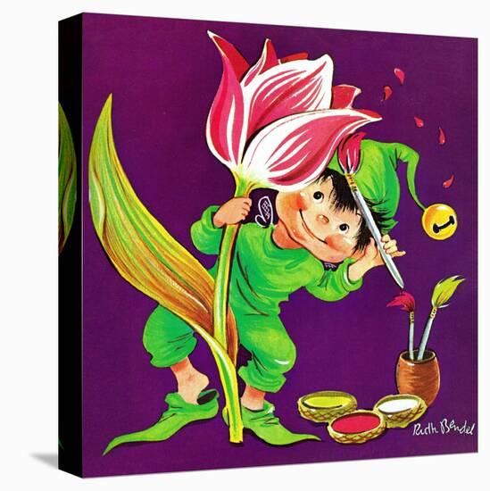 Tulip Touch-Up - Jack & Jill-Ruth Bendel-Premier Image Canvas