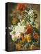 Tulips, an Opium Poppy, Hyacinths, Anemones, Auricolas, Convolvuli, a Peony and Other Flowers, 1782-Wybrand Hendriks-Premier Image Canvas