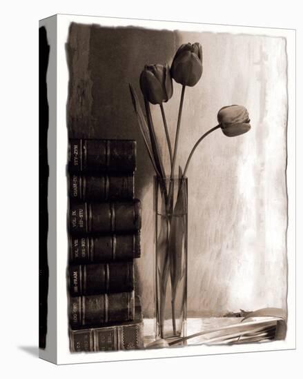 Tulips for Readers I-Richard Sutton-Stretched Canvas