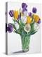 Tulips in Glass Vase-Christopher Ryland-Premier Image Canvas