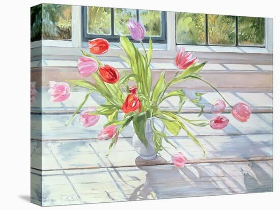 Tulips in the Evening Light, 1990-Timothy Easton-Premier Image Canvas