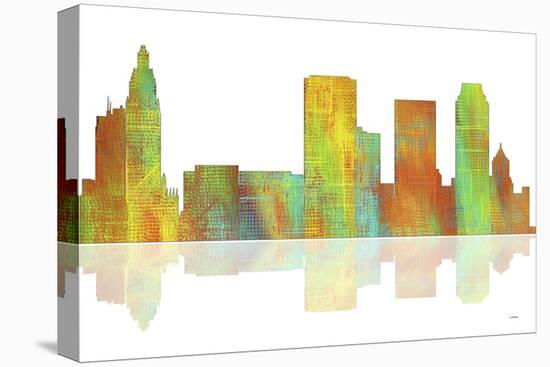 Tulsa Oklahoma Skyline 1-Marlene Watson-Premier Image Canvas