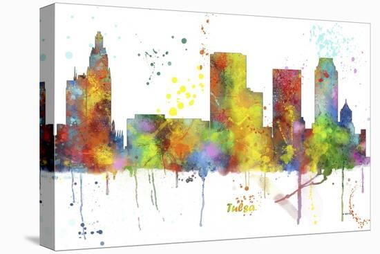 Tulsa Oklahoma Skyline MCLR 1-Marlene Watson-Premier Image Canvas