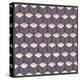 Tumbling Blocks - Plum-Susan Clickner-Stretched Canvas