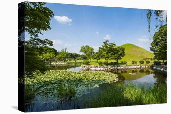 Tumuli Park with its Tombs from the Shilla Monarchs-Michael-Premier Image Canvas