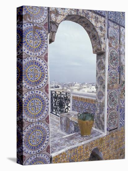 Tunis Ornate tiles on rooftop, Tunisia-Alan Klehr-Premier Image Canvas