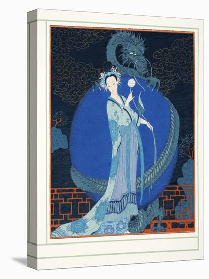 Turandot Princesse De Chine, from Personages De Comedie, Pub. 1922 (Pochoir Print)-Georges Barbier-Premier Image Canvas