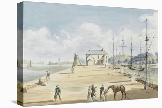 Turf Entrance to Exeter Canal, 1829-Captain George Tobin-Premier Image Canvas